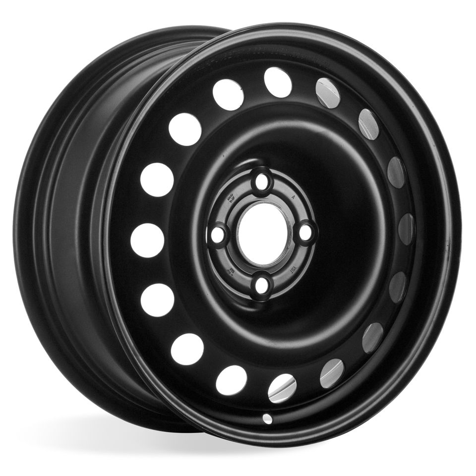 Штампованный диск TREBL 6445T (newD5) 6,0x15 4x100 DIA56,6  ET39  Black