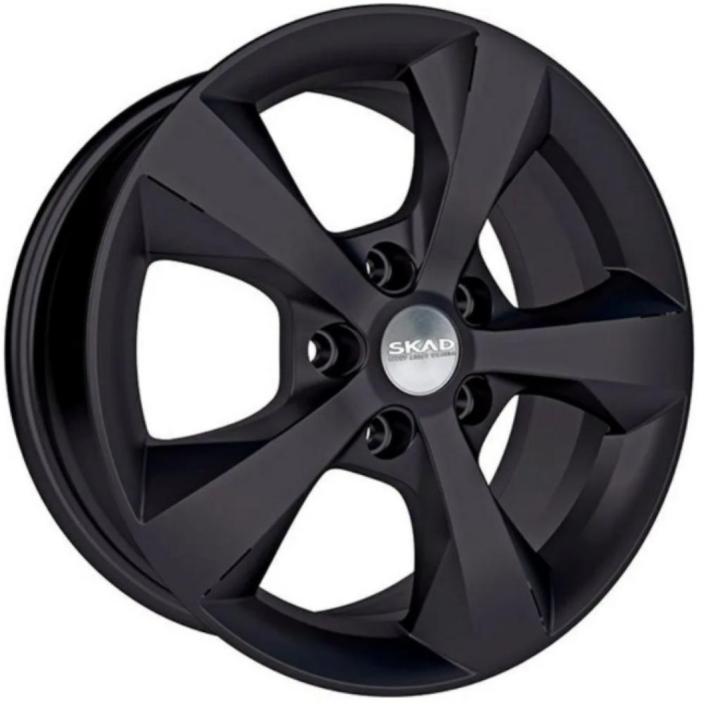Литой диск Skad Кёльн 7x16 5x108 DIA63,35  ET50  Чёрный матовый