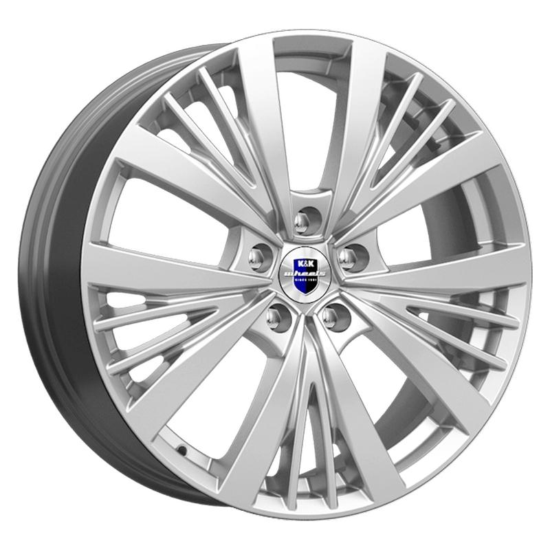 Литой диск K&K KC881 Марвел 7.5x19 5x120 DIA72.6  ET35  сильвер / Серебристый
