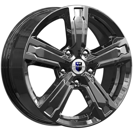 Литой диск K&K KC998-kv Оклахома 6.5x16 5x108 DIA65.1  ET37  кварц / Тёмно-серый глянцевый