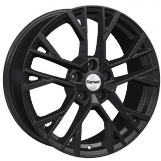 Литой диск Carwel Камак-bl 1810 (Chery Tiggo 4/7) 7x18 5x108 DIA60.1  ET33  BL / Чёрный