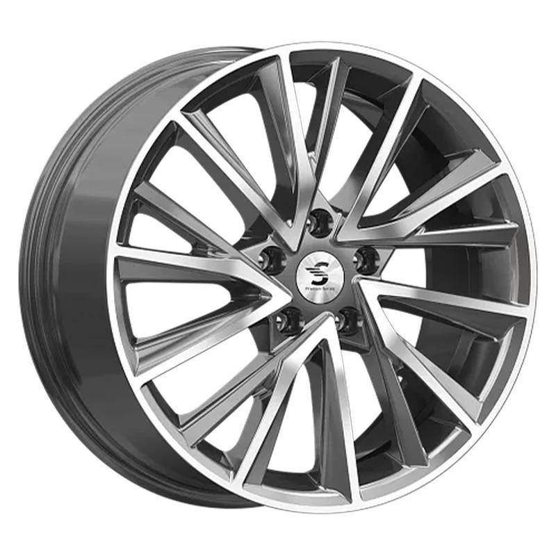 Литой диск K&K КР010-mg (Lexus NX AZ1) 7.5x18 5x114.3 DIA60.1  ET39  Diamond Gloss Graphite / Светло-серый с алмазной проточкой