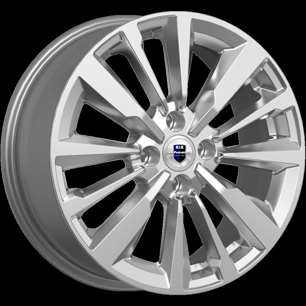 Литой диск K&K Эрман 6,50x16 4x98 DIA58,5  ET35  Серый тёмный глянцевый