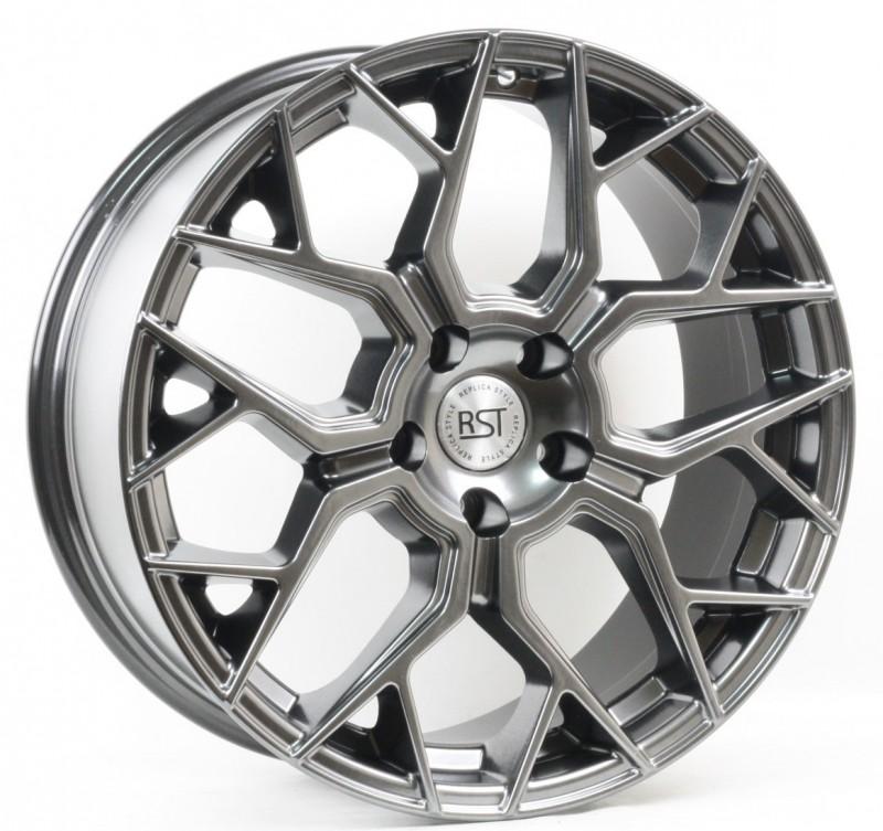 Литой диск RST R148 8x18 5x112 DIA66,6  ET30  Тёмный-серый матовый графит