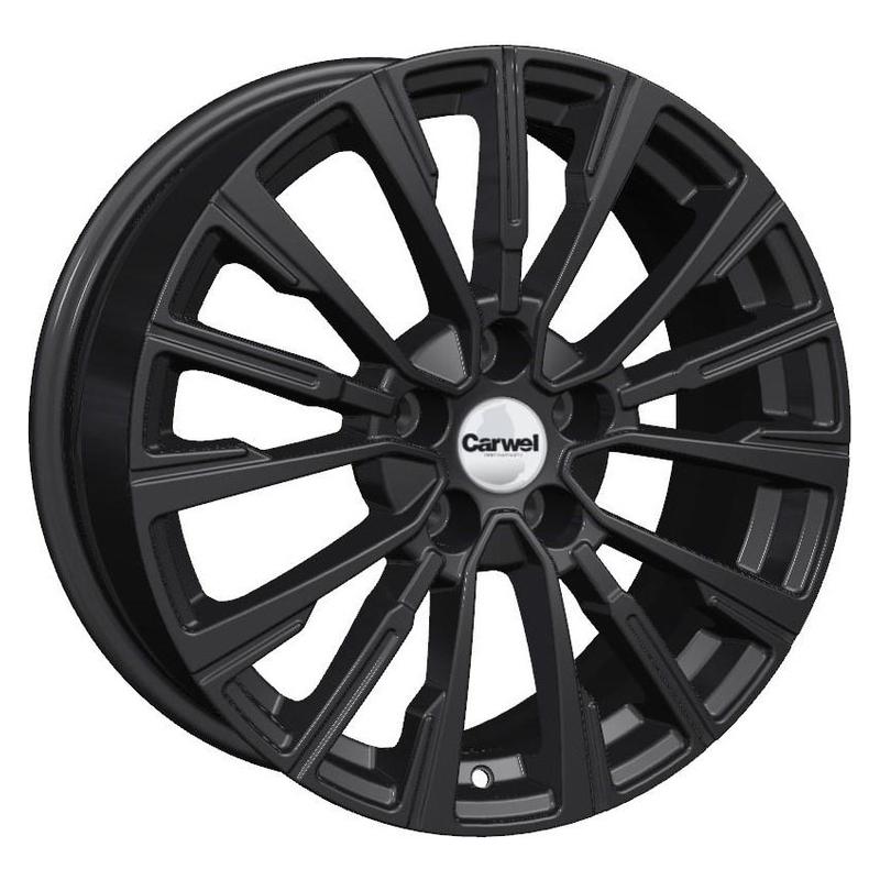 Литой диск Carwel Базан-bl 1720 7x17 5x114.3 DIA57.1  ET40  BL / Чёрный
