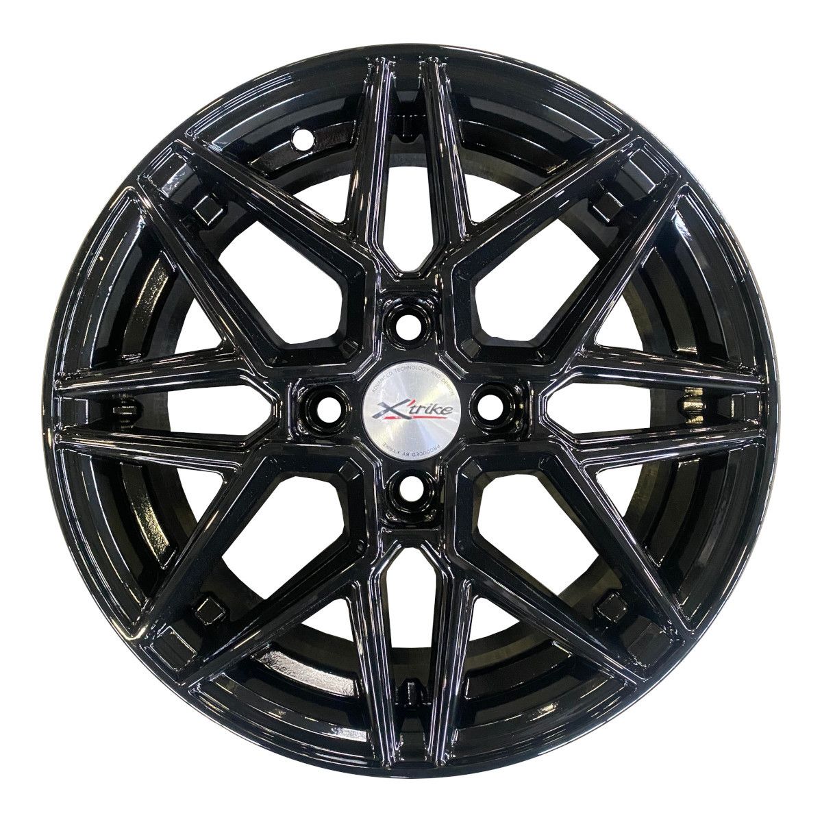 Литой диск Xtrike X-148 6,0x15 4x100 DIA60,1  ET46  BK