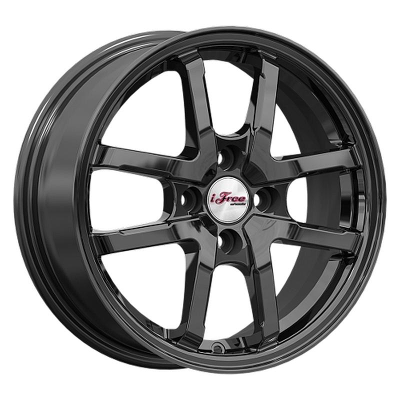 Литой диск Ifree Грид 6x15 4x100 DIA60.1  ET45  BK