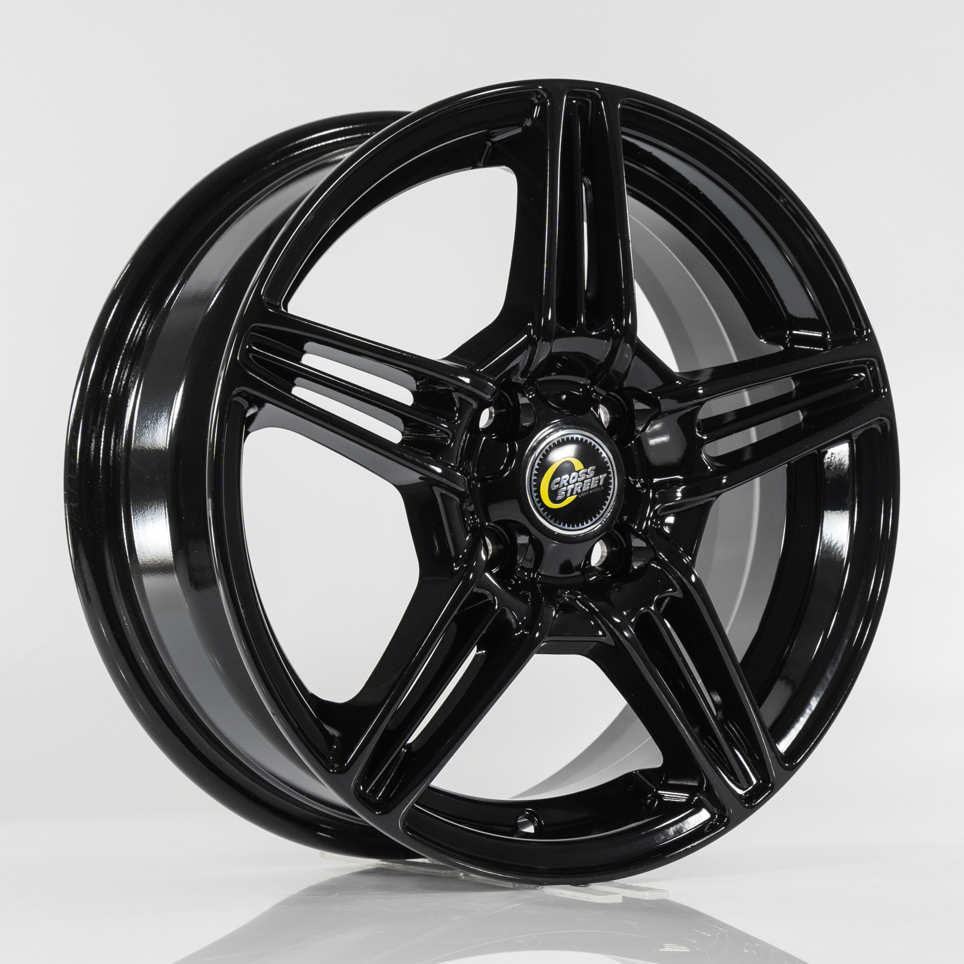 Литой диск Cross Street CR-27 6x15 4x100 DIA67.1  ET40  black