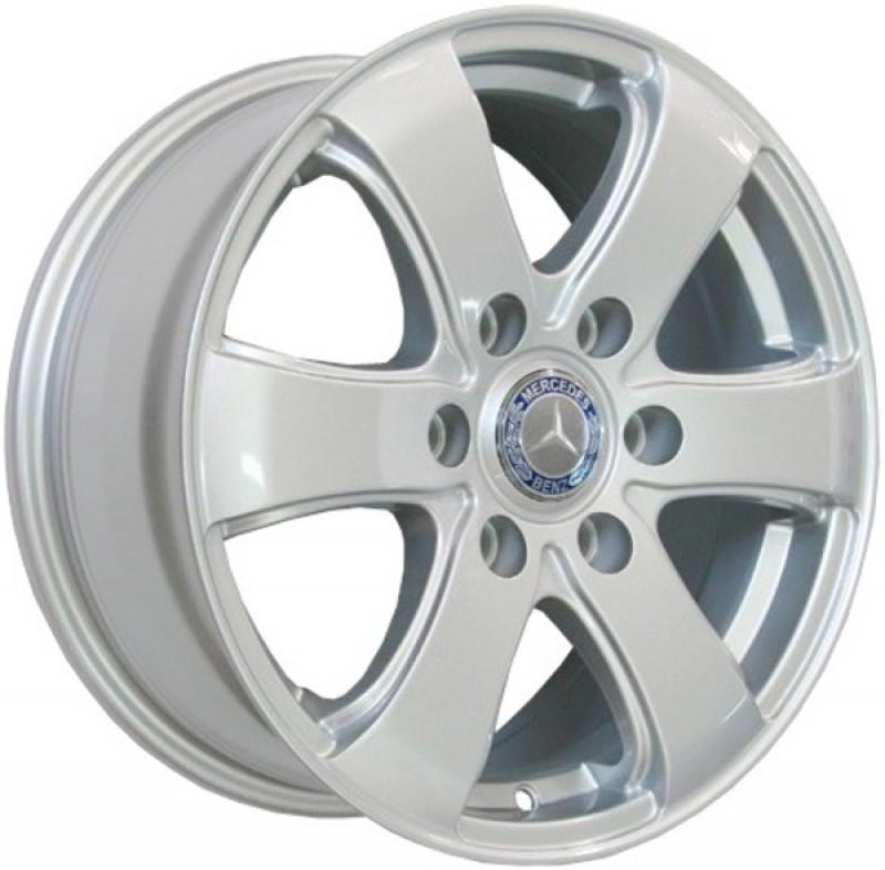 Литой диск Mercedes MR747 7x16 6x130 DIA84.1  ET50  Silver / Серебристый
