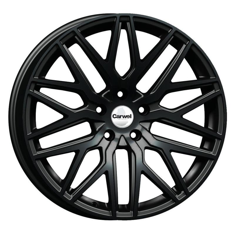 Литой диск Carwel Ламза-bk 226 8.5x20 5x114.3 DIA66.1  ET44  BK / Чёрный глянцевый