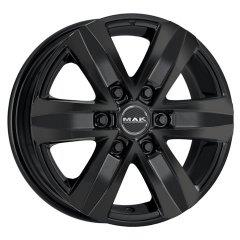 Литой диск MAK Stone 6 8x18 6x139.7 DIA100,1  ET30  Чёрный глянцевый