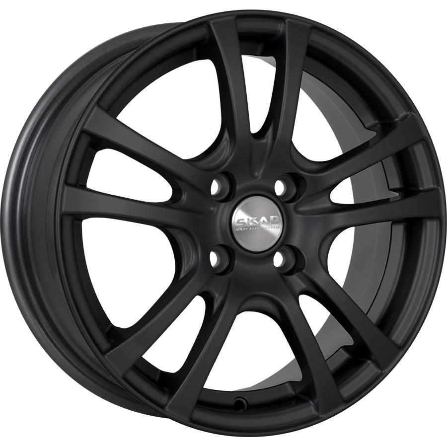 Литой диск Skad Дели 6x15 4x98 DIA58,6  ET38  Чёрный матовый