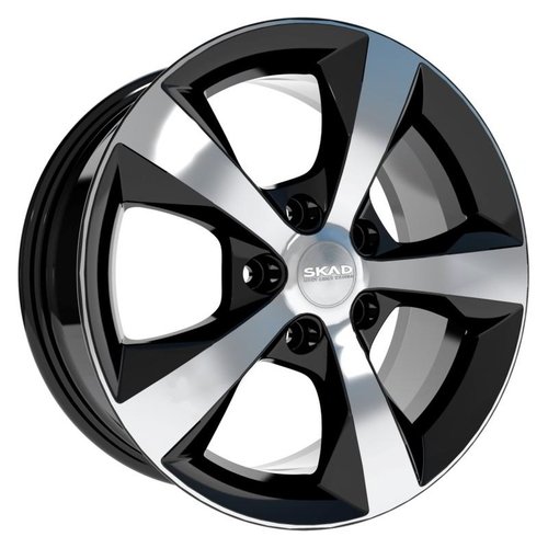 Литой диск SKAD Кельн Алмаз 7.0x16 5x112 DIA66,6  ET45  Черный