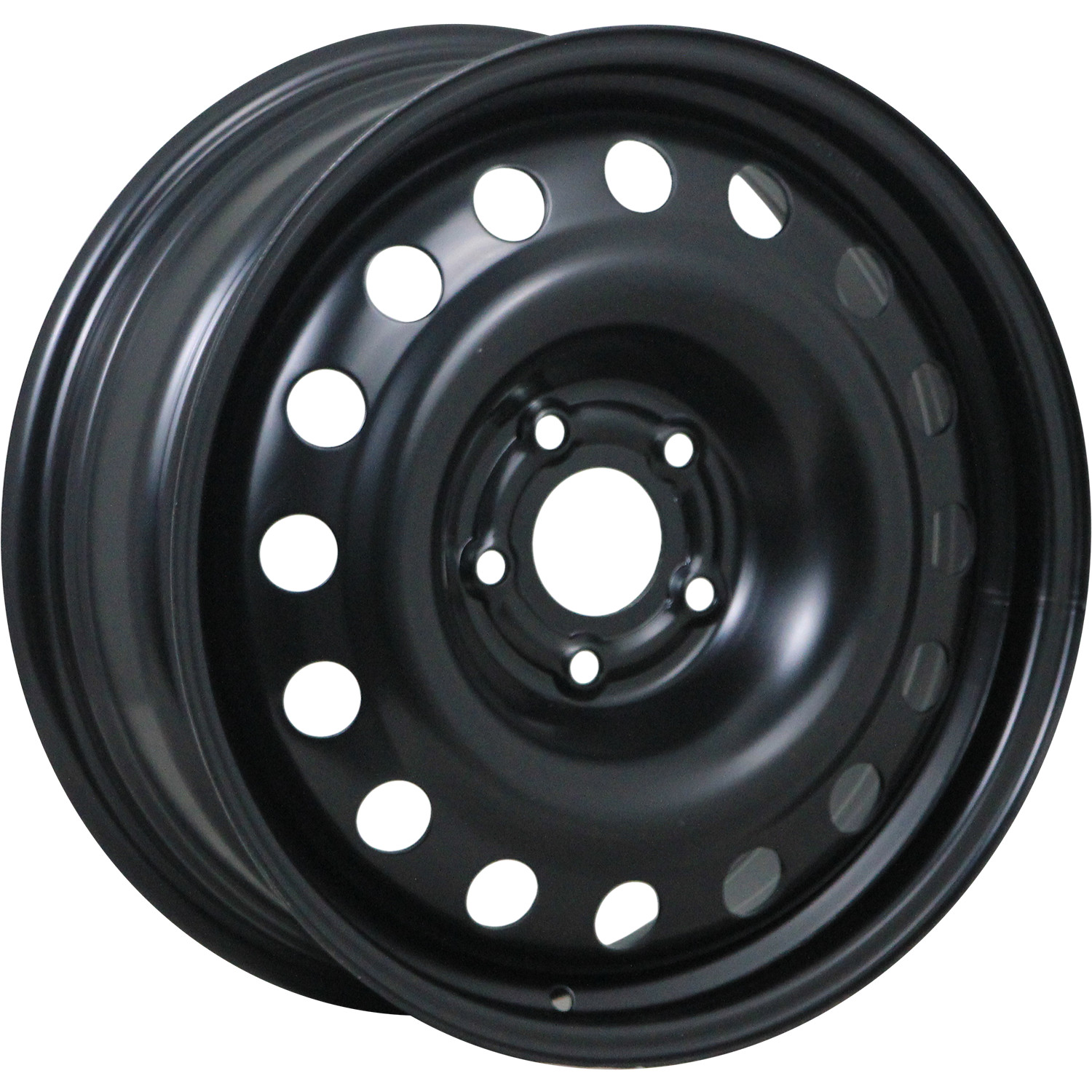 Штампованный диск Trebl R-1725 Black 6.5x17 5x114.3 DIA67,1  ET46  Черный