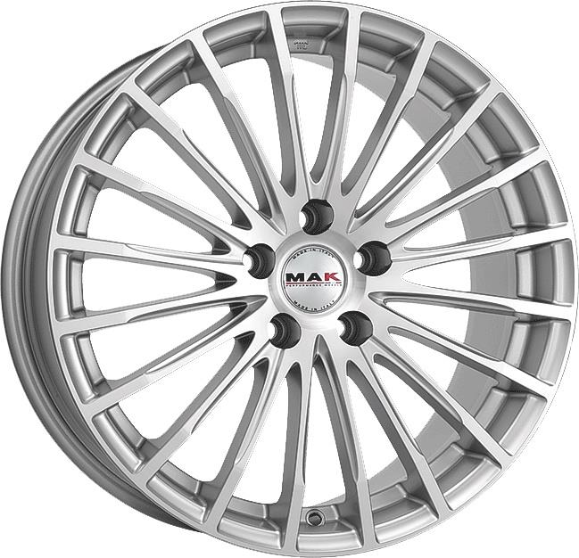Литой диск MAK Fatale 8x18 5x108 DIA72,0  ET45  Серебристый