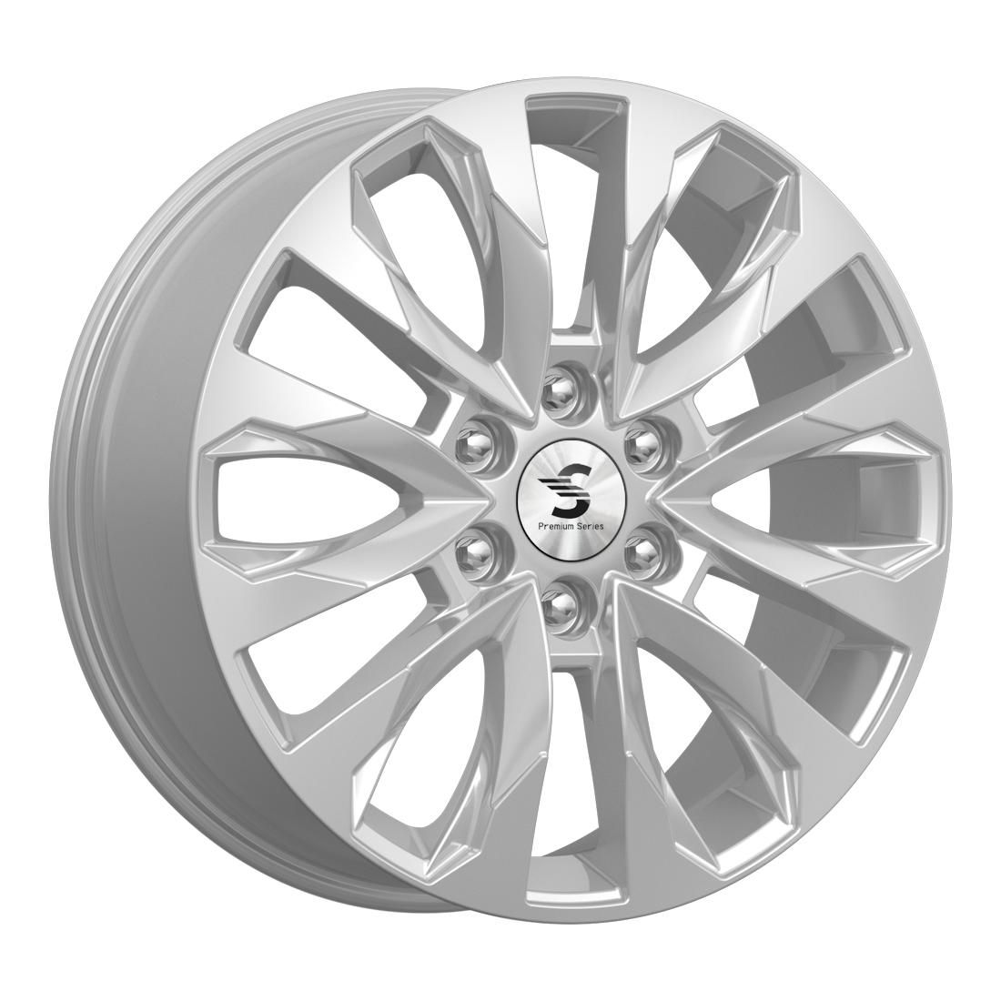 Литой диск СКАД Premium КР007 (20_Land Cruiser 300) 8,0x20 6x139.7 DIA95,1  ET60  Elite silver