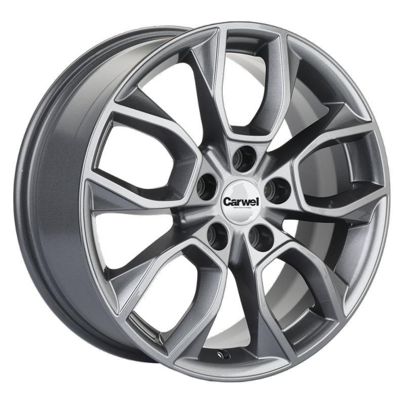 Литой диск Carwel Ханга-gr 1713 (Karoq/Tiguan) 7x17 5x112 DIA57.1  ET45  GRT / Графитовый