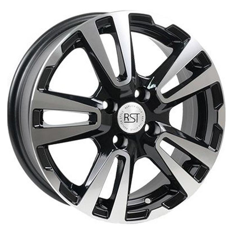 Литой диск RST R065-bd (Vesta) 6x15 4x100 DIA60.1  ET50  BD / Черный с алмазной проточкой