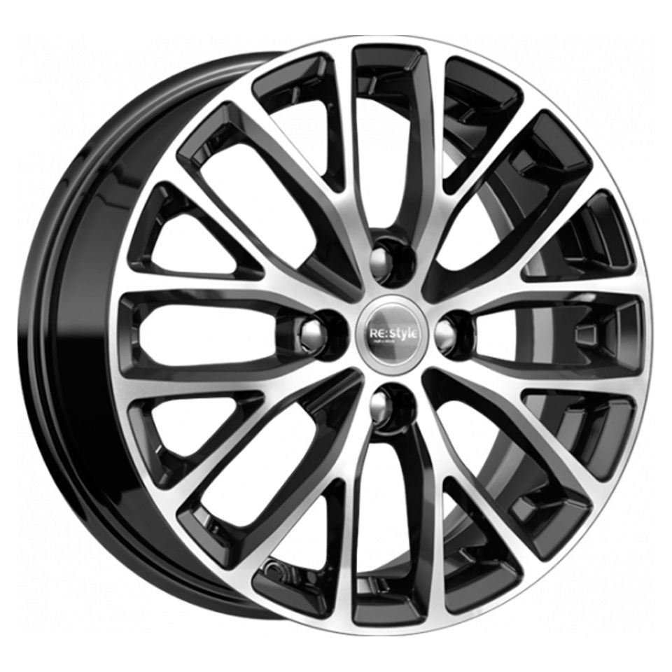 Литой диск КиК Kia Rio 2 (КСr782) 6,0x15 4x100 DIA54,1  ET46  Алмаз черный