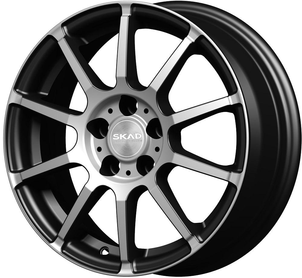 Литой диск Skad акита 6x15 5x100 DIA57.1  ET38  алмаз
