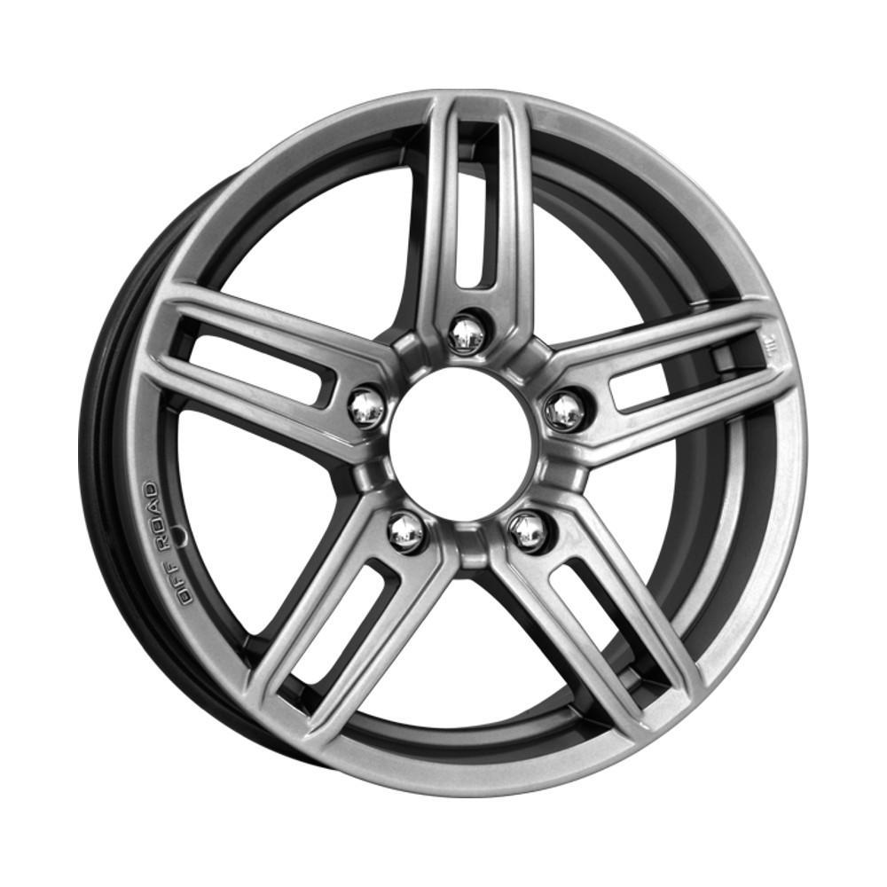 Литой диск K&K Дон 6,50x16 5x139.7 DIA98,0  ET40  Серый тёмный глянцевый