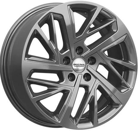Литой диск Skad KL-372 7x17 5x114.3 DIA66,1  ET48  Серый тёмный