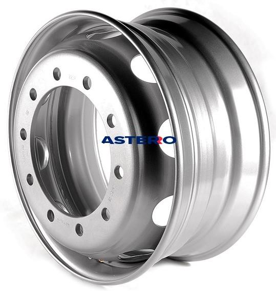 Штампованный диск Asterro 2237 9,0x22.5 10x335 DIA281  ET161  Серебристый