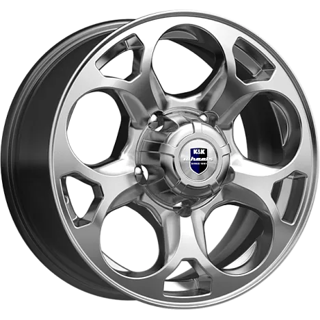 Литой диск K&K KC1057-dpl Линкс 7x16 5x139.7 DIA108.5  ET35  дарк платинум / Тёмно-графитовый