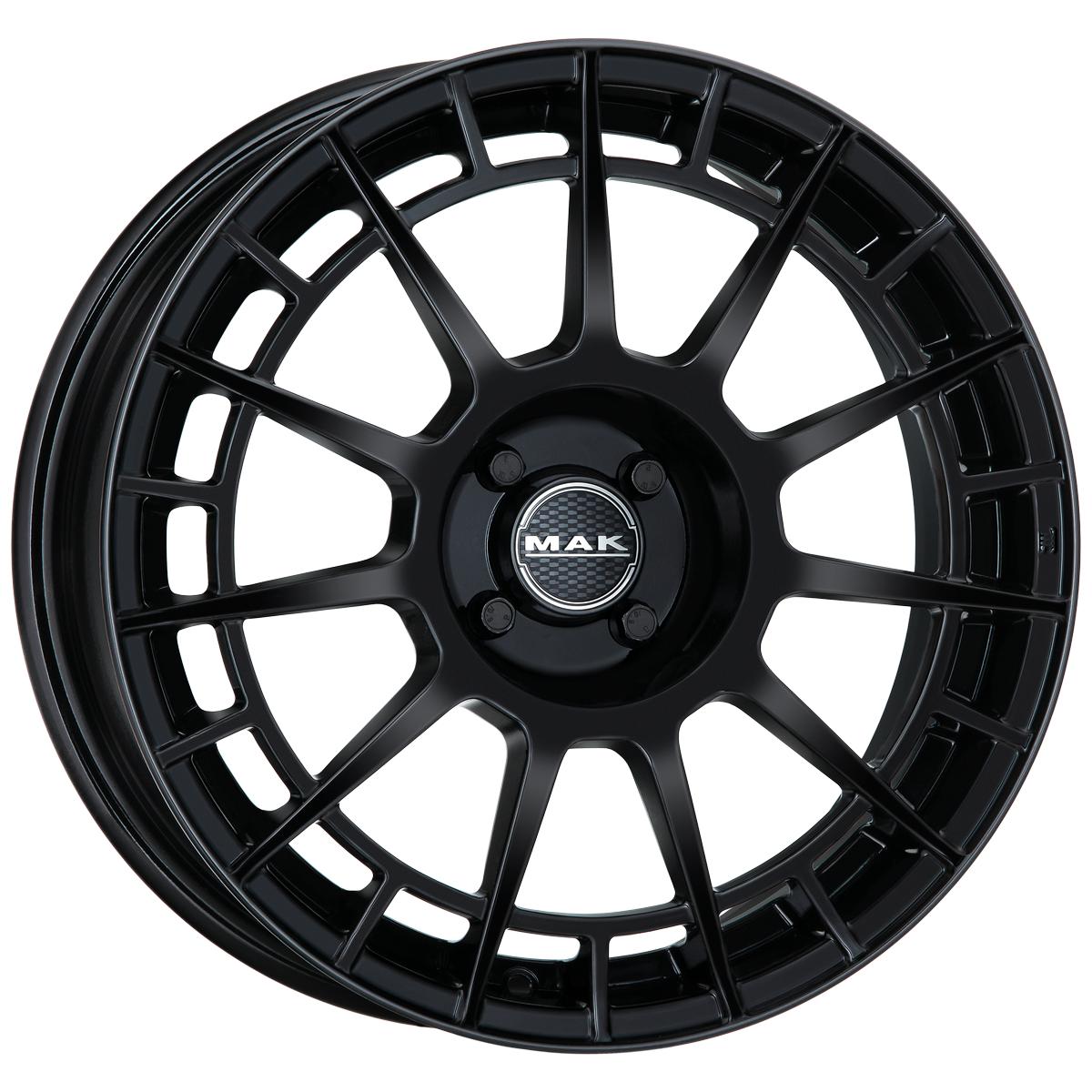 Литой диск MAK NTT 7x17 5x114.3 DIA76,0  ET35  Чёрный глянцевый