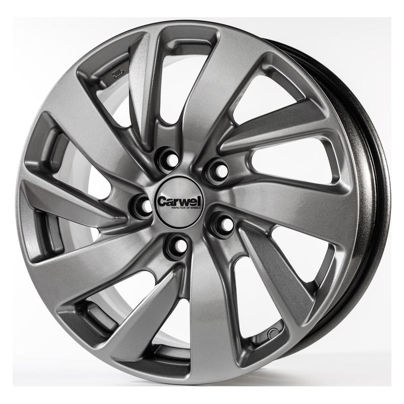 Литой диск Carwel Байкал 166 (Duster) 6.5x16 5x114.3 DIA66.1  ET50  SB / Насыщенный серебристый металлик