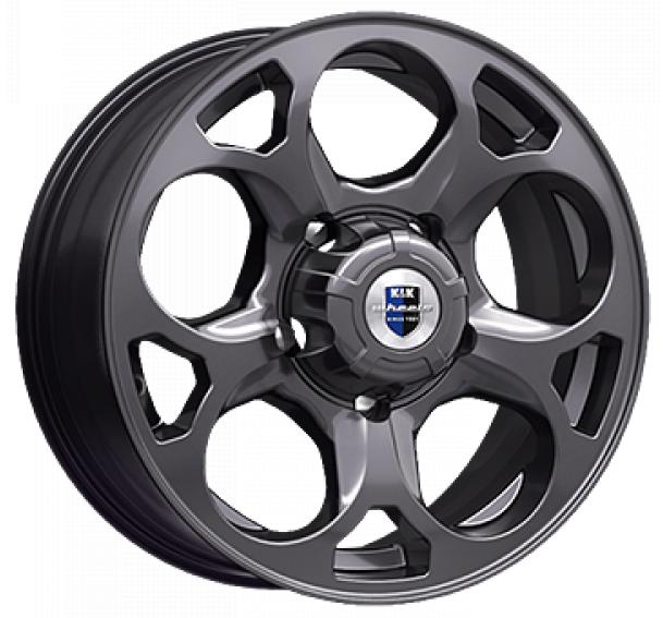 Литой диск K&K Линкс 7x16 5x139.7 DIA108,5  ET35  Чёрный глянцевый