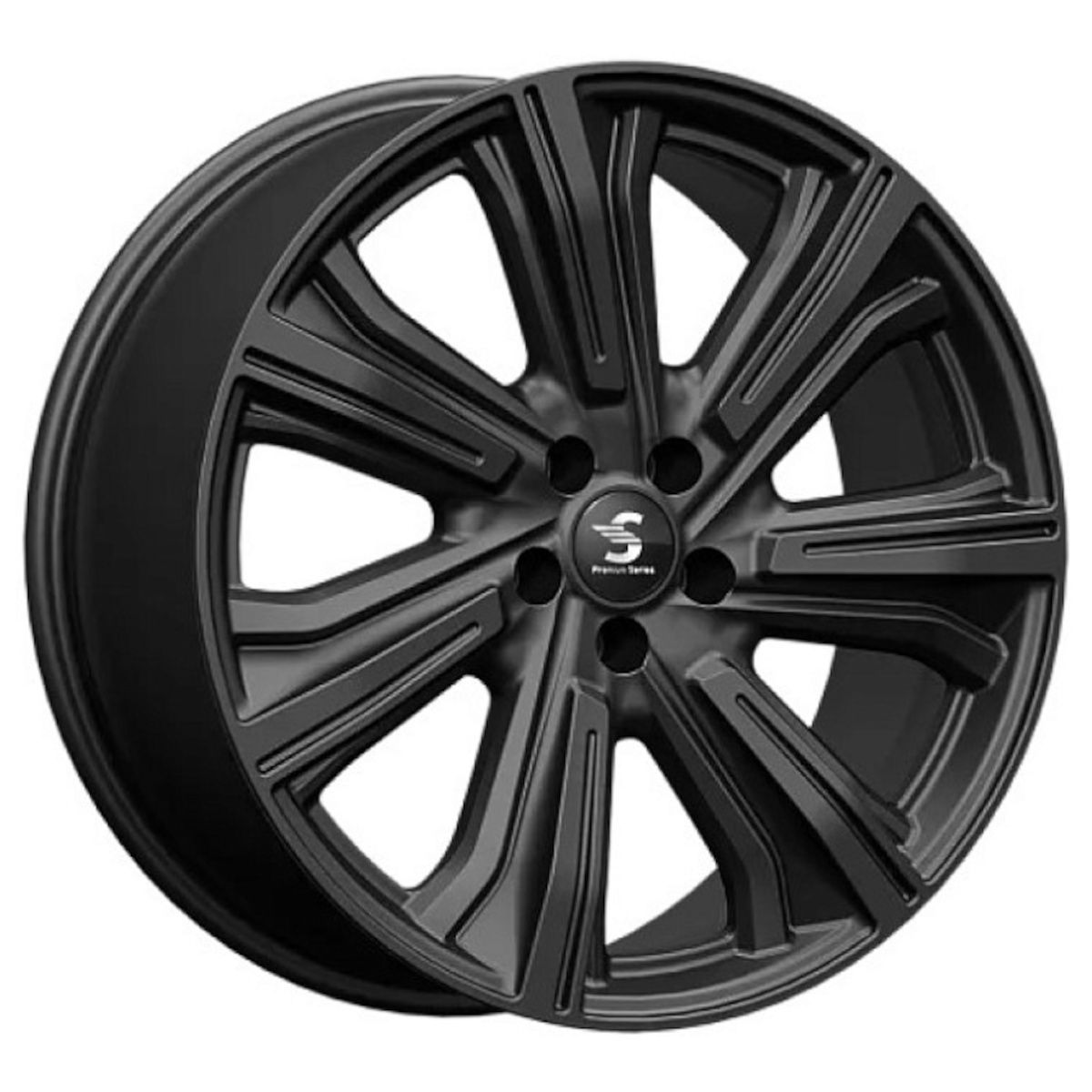 Литой диск СКАД Premium Kleemann (КР1067) 8,5x20 5x108 DIA63,35  ET45  Fury black