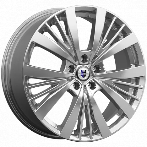 Литой диск K&K Марвел Дарк Платинум 7.5x19 5x112 DIA66,6  ET35  Серебристый
