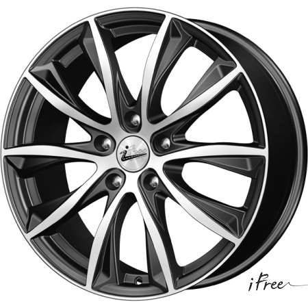 Литой диск iFree Каzантип Блэк Джек 7.5x18 5x110 DIA65,1  ET37  Черный