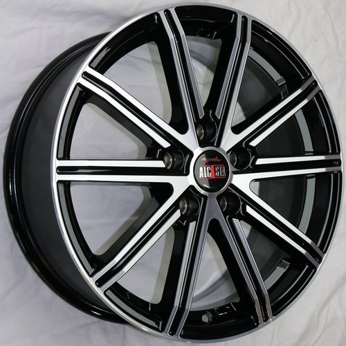 Литой диск Alcasta M64 7x17 5x108 DIA63.35  ET45  BKF