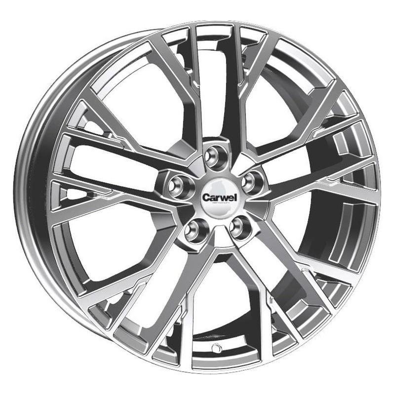 Литой диск Carwel Камак 1810 (Outlander) 7x18 5x114.3 DIA67.1  ET38  SLT / Серебристый
