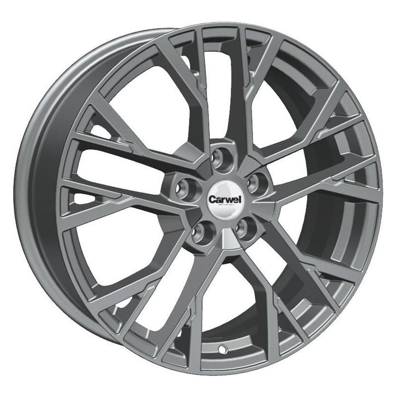 Литой диск Carwel Камак-gr 1810 (Chery Tiggo 4) 7x18 5x108 DIA60.1  ET33  GRT / Графитовый