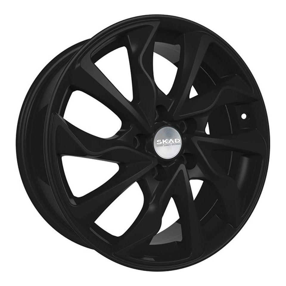 Литой диск Skad Марсель 7x17 5x108 DIA63,35  ET45  Чёрный матовый