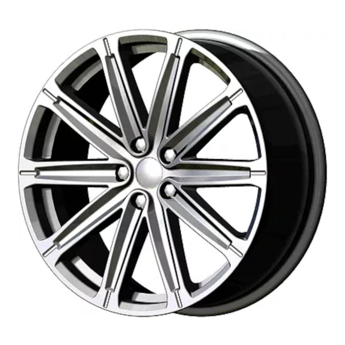 Литой диск Carwel Тара 7.5x19 5x120 DIA59.6  ET41  SL / Серебристый