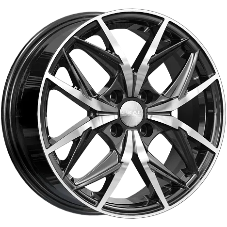 Литой диск SKAD Асти Алмаз 6.5x16 4x100 DIA60,1  ET50  Черный