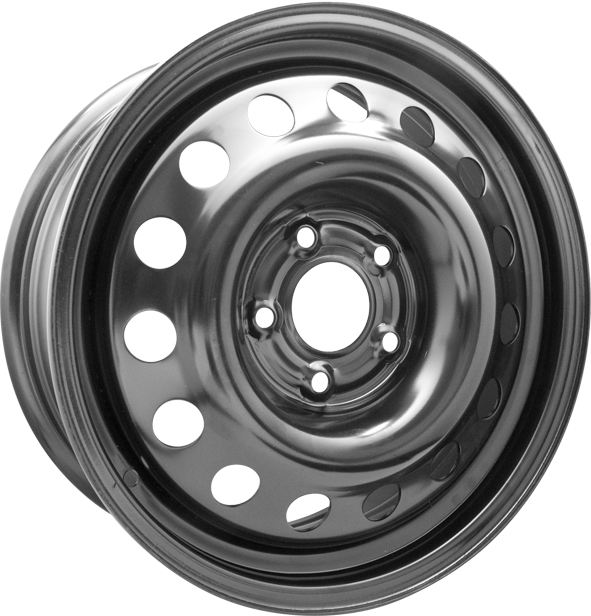Штампованный диск ТЗСК Hyundai Solaris/Kia Rio Черный 6.0x15 4x100 DIA54,1  ET48  Черный