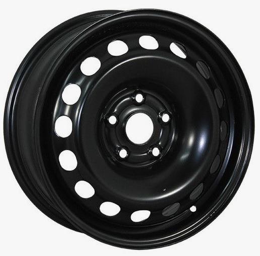 Штампованный диск Евродиск 43H35D ED 5x14 5x100 DIA57,1  ET35  Чёрный