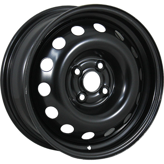 Штампованный диск Trebl 53A49D Black 5.5x14 4x100 DIA57,1  ET49  Черный