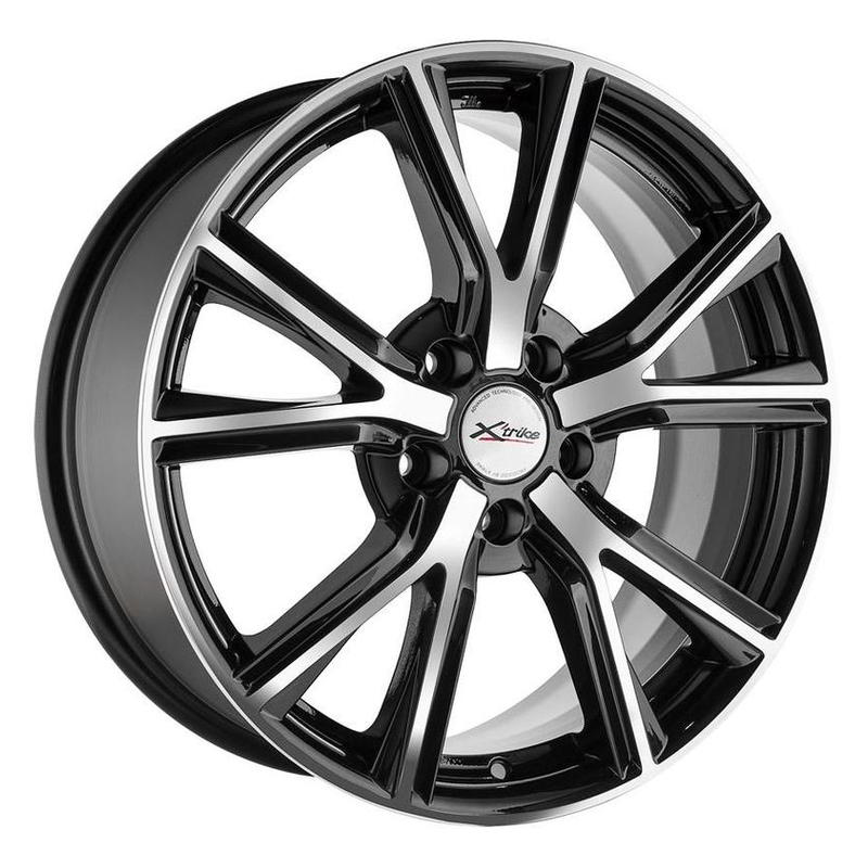 Литой диск X'trike X-122 7.5x18 5x114.3 DIA66.1  ET40  BKFP