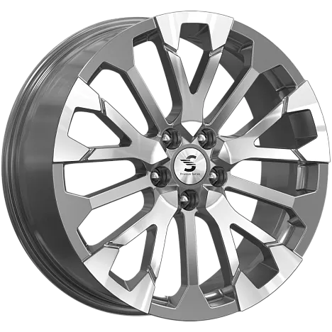 Литой диск K&K КР003 Diamond gloss graphite 7.5x19 5x114.3 DIA66,1  ET39  Графитовый