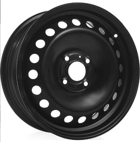 Штампованный диск Евродиск 64A36C ED 6x15 4x100 DIA60,1  ET36  Чёрный