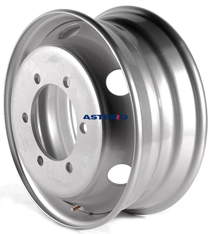 Штампованный диск Asterro 1761 6,75x17.5 6x245 DIA202  ET127  Серебристый