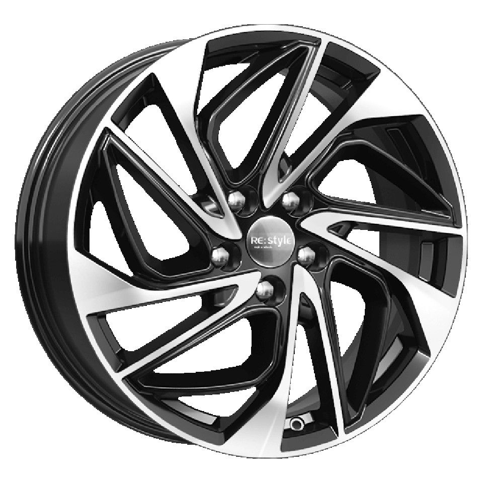 Литой диск КиК Volkswagen Tiguan (КСr883) 7,0x18 5x112 DIA57,1  ET43  Алмаз черный SK