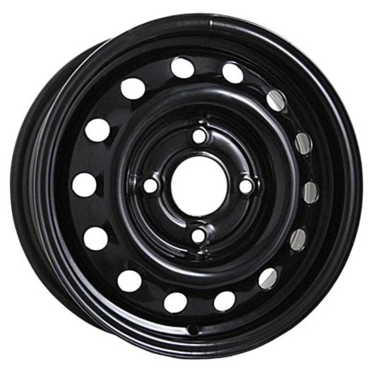 Штампованный диск Евродиск 52A49Z ED 5x13 4x100 DIA56,6  ET49  Чёрный