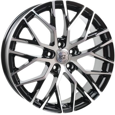 Литой диск X'trikeRST R019 7,5x19 5x114.3 DIA67,1  ET45  BK/FP